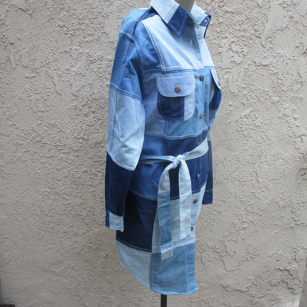 Nwot Ashley Taylor ~ Patchwork Duster / Jacket ~ … - image 4